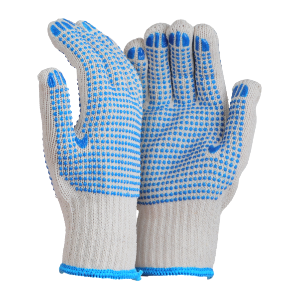 Double Dotted Polka Dot Gloves