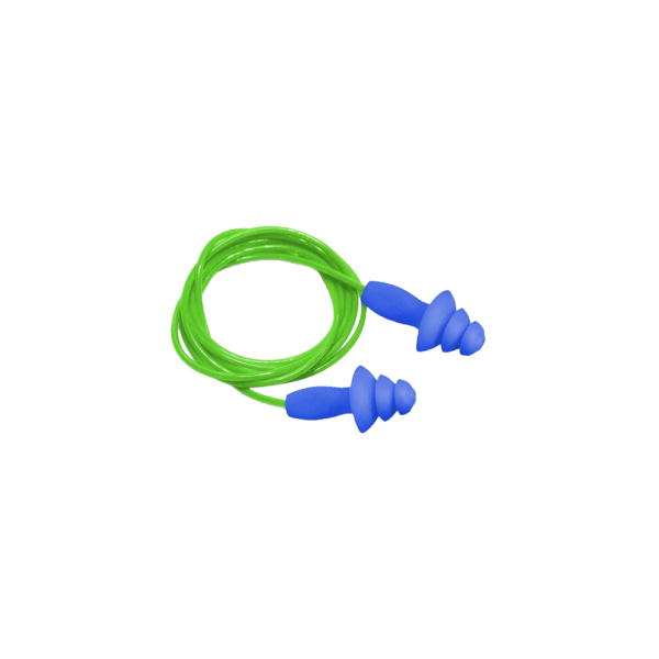 Reusable Blue Corded Ear Plugs
