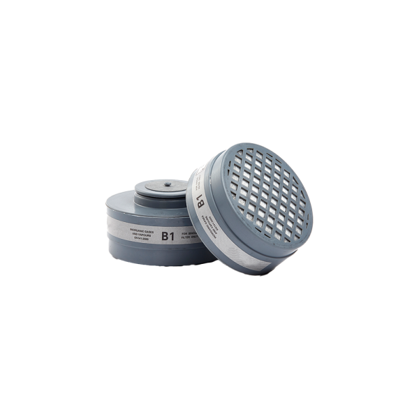 Single Respirator Cartridge B1 Chemical & Acids-Set Of Two