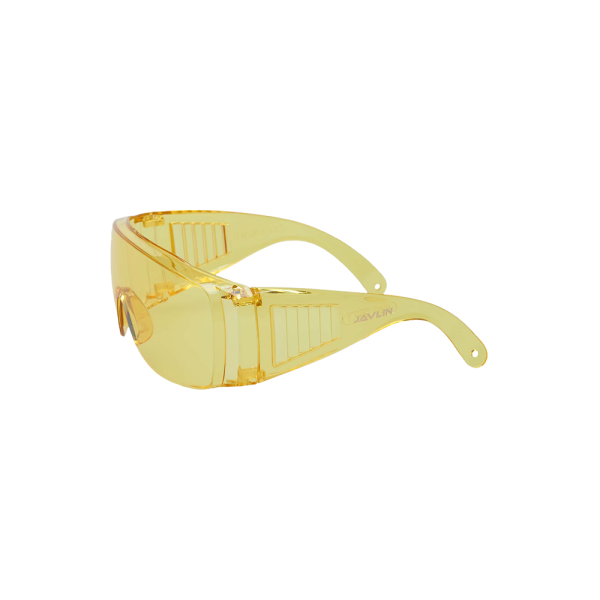 Wrap Around Anti Scratch Spectacles Amber Lens