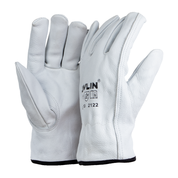 Full Grain White Cowhide Gloves
