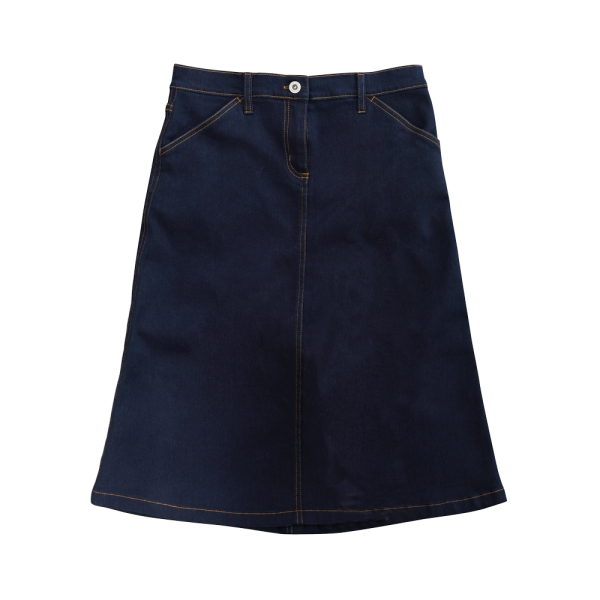 End Of Range - Women’s Blue Stretch Denim Skirt